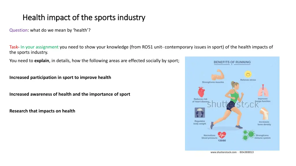 health impact of the sports industry health