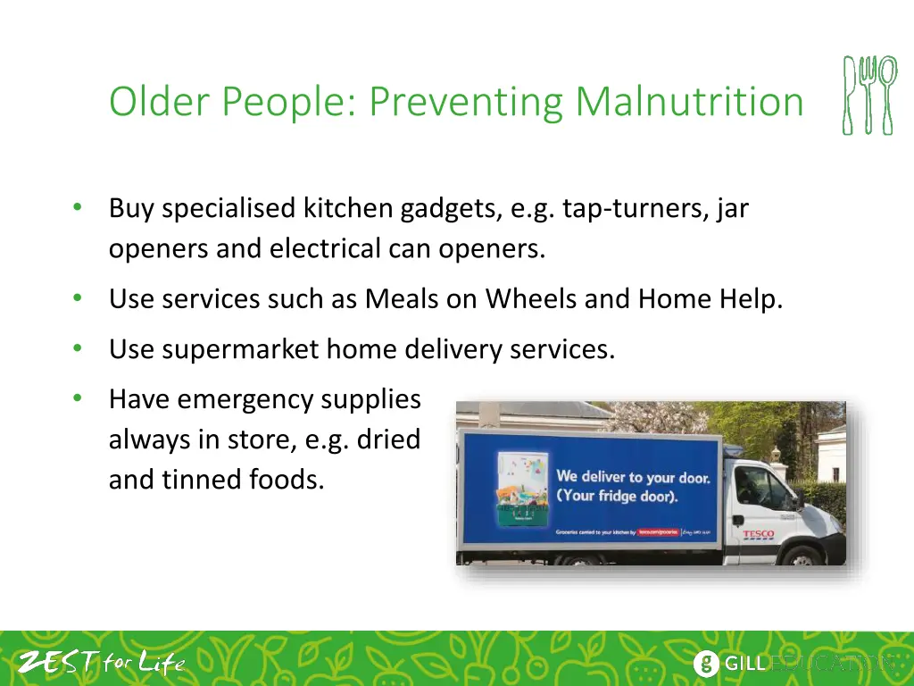 older people preventing malnutrition