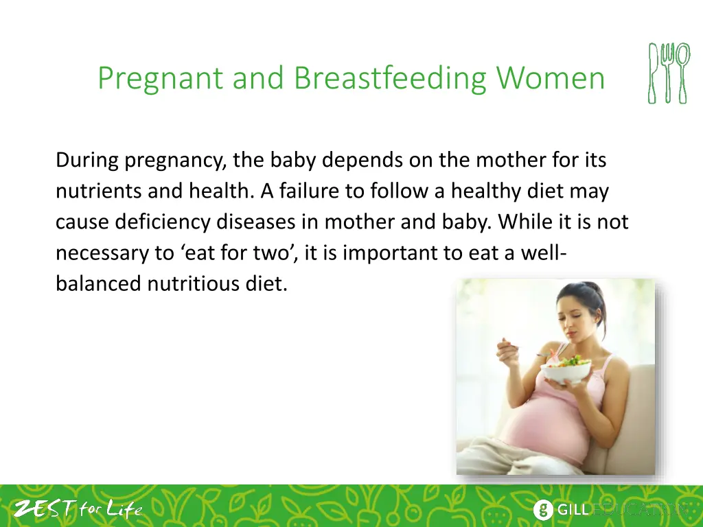 pregnant and breastfeeding women