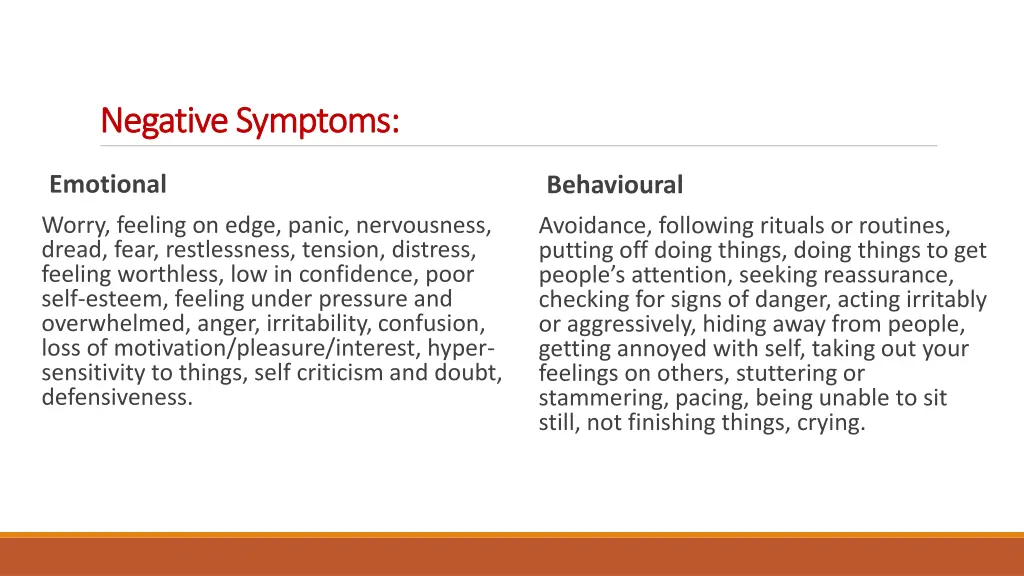 negative symptoms negative symptoms 1