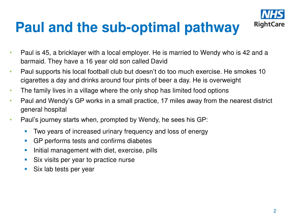 paul and the sub optimal pathway