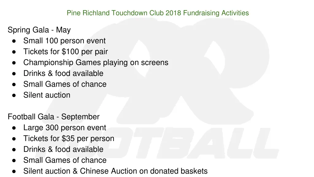 pine richland touchdown club 2018 fundraising 1