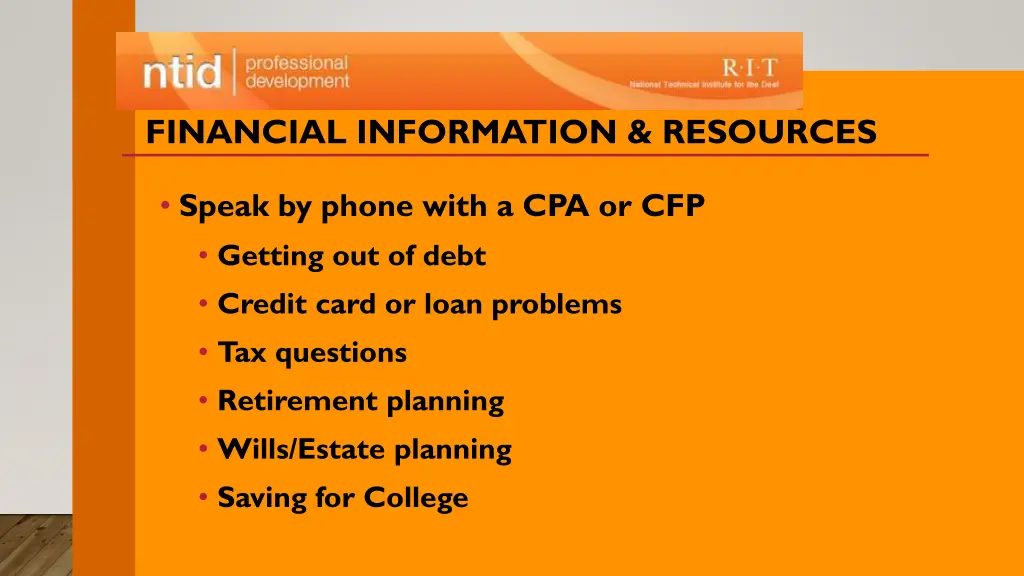 financial information resources