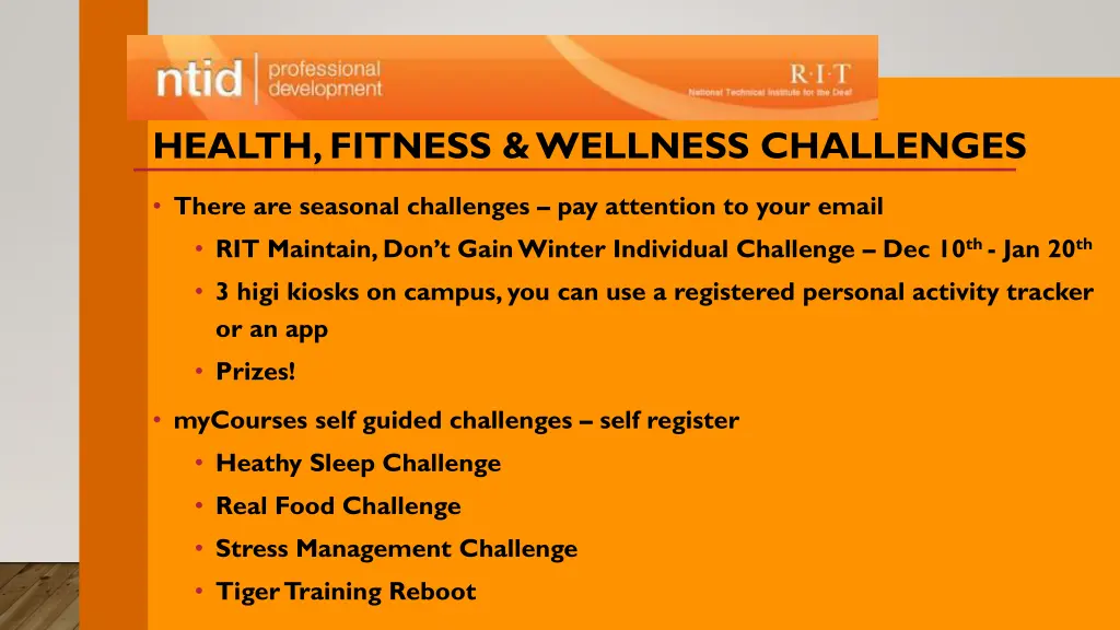 health fitness wellness challenges