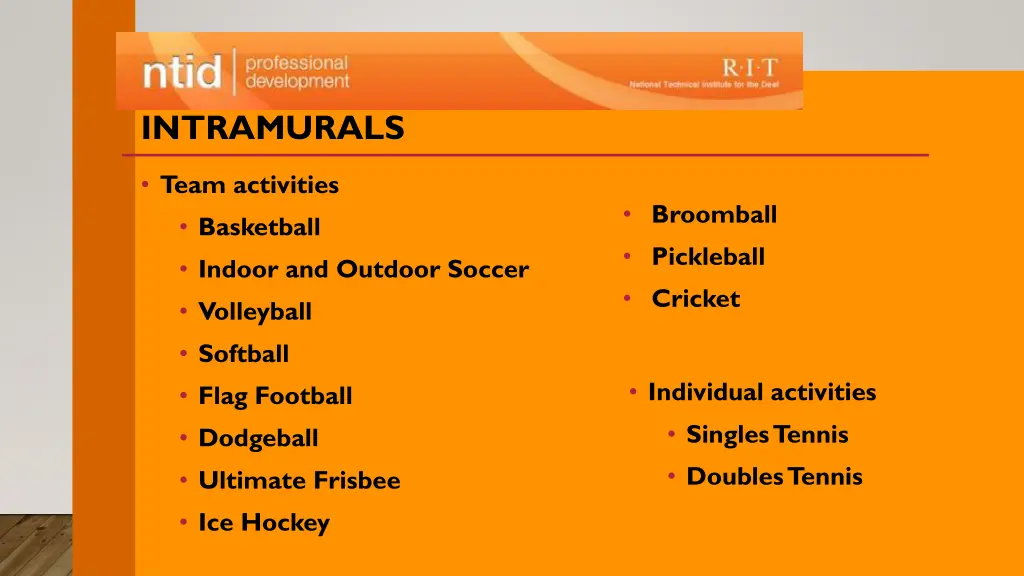 intramurals 1