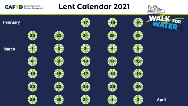 lent calendar 2021