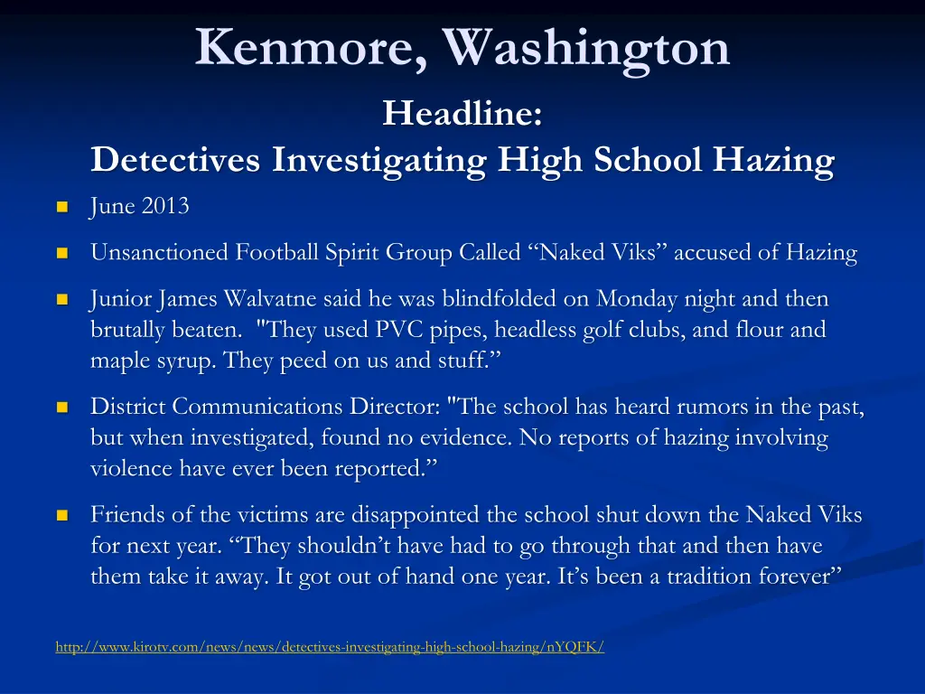 kenmore washington headline detectives