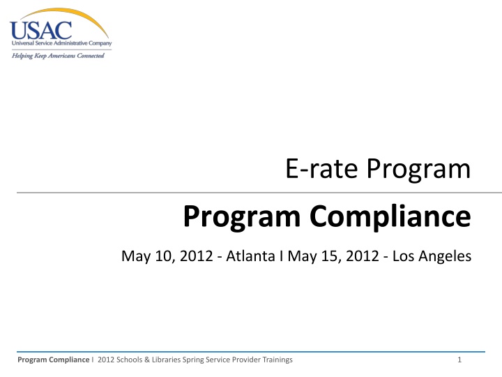 e rate program