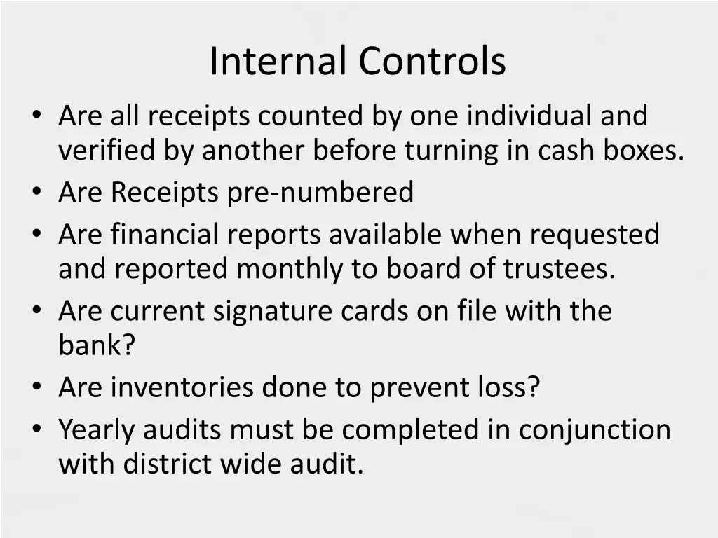 internal controls 1