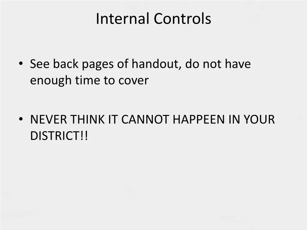 internal controls 2