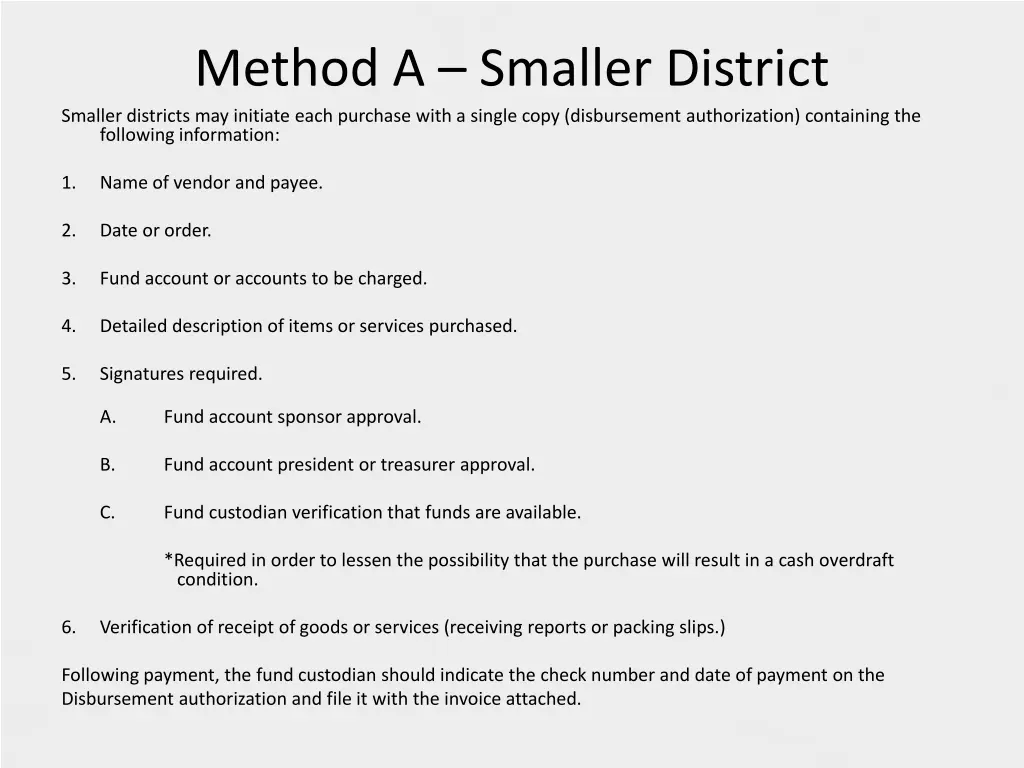 method a smaller district smaller districts