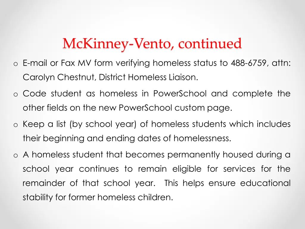 mckinney vento continued