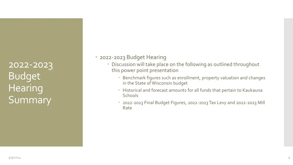 2022 2023 budget hearing discussion will take