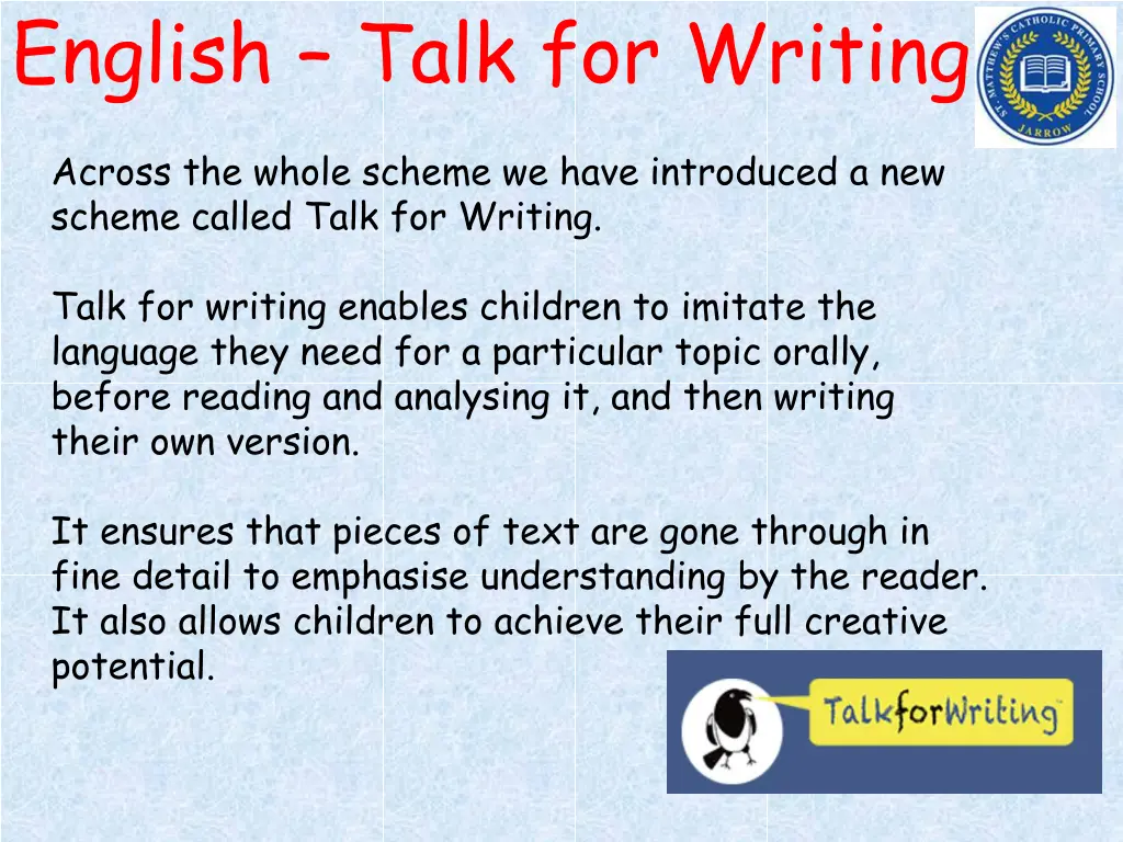 english talk for writing