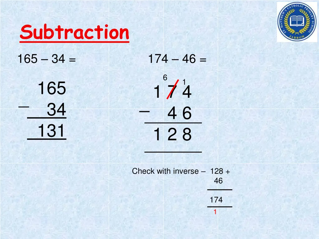 subtraction