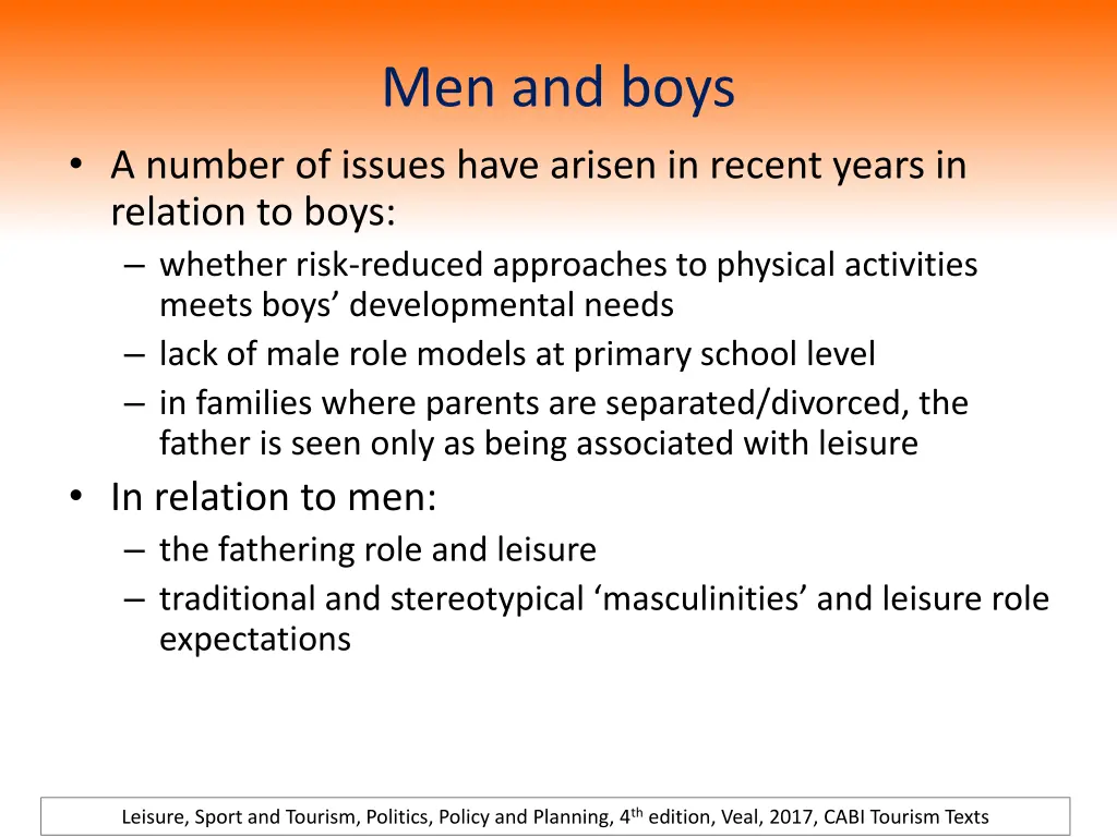 men and boys