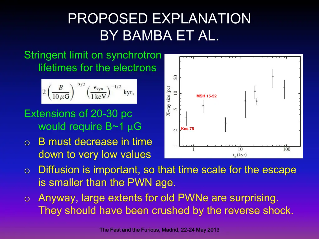 proposed explanation by bamba et al stringent