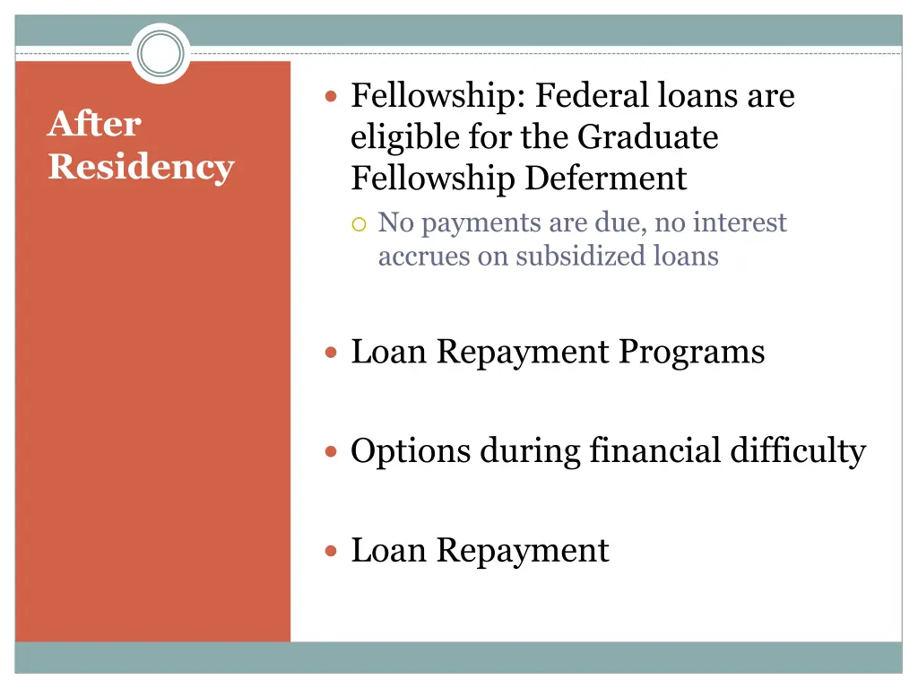 fellowship federal loans are eligible