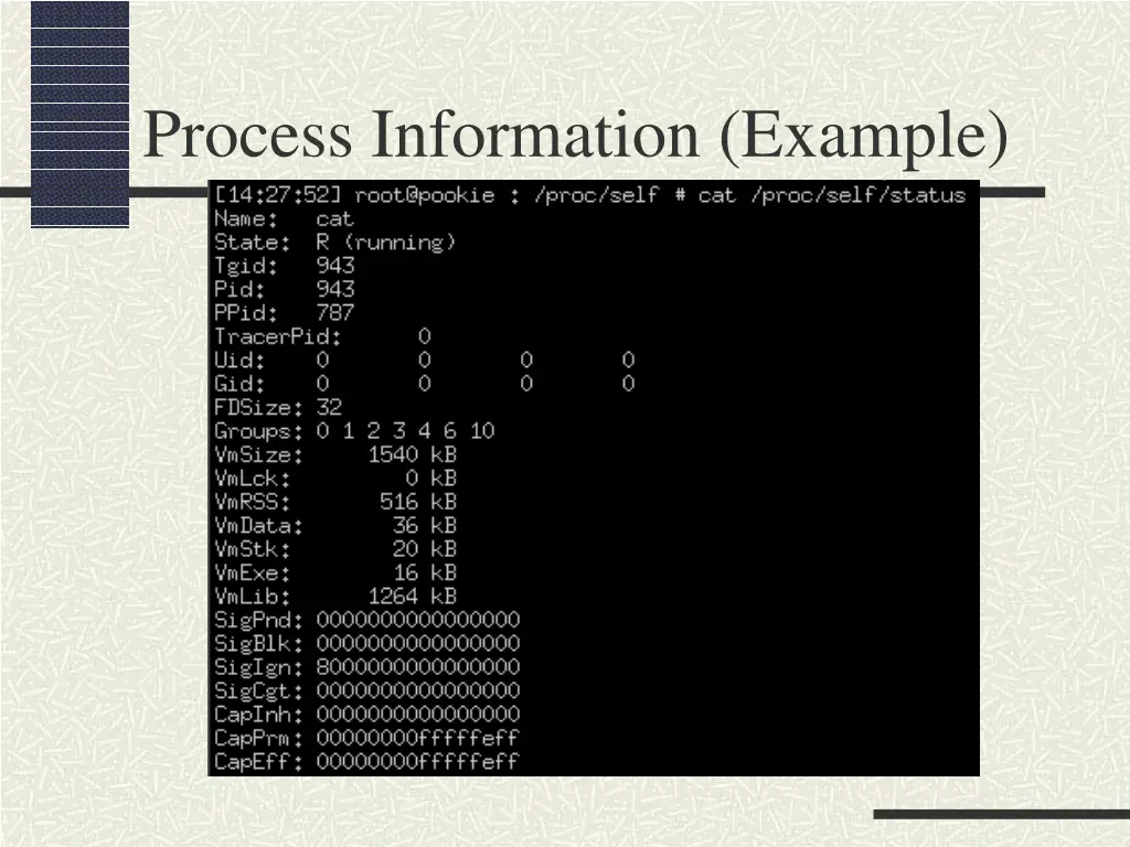 process information example