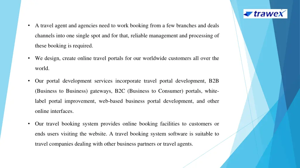 a travel agent and agencies need to work booking