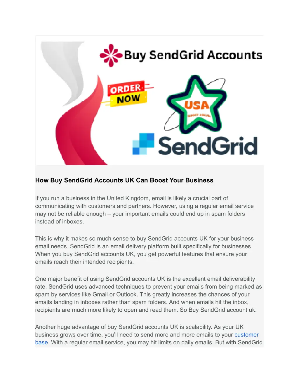 how buy sendgrid accounts uk can boost your