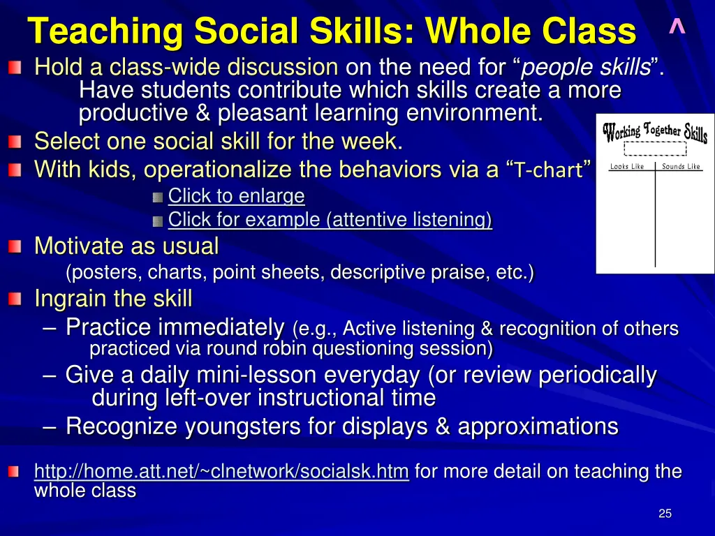 teaching social skills whole class hold a class