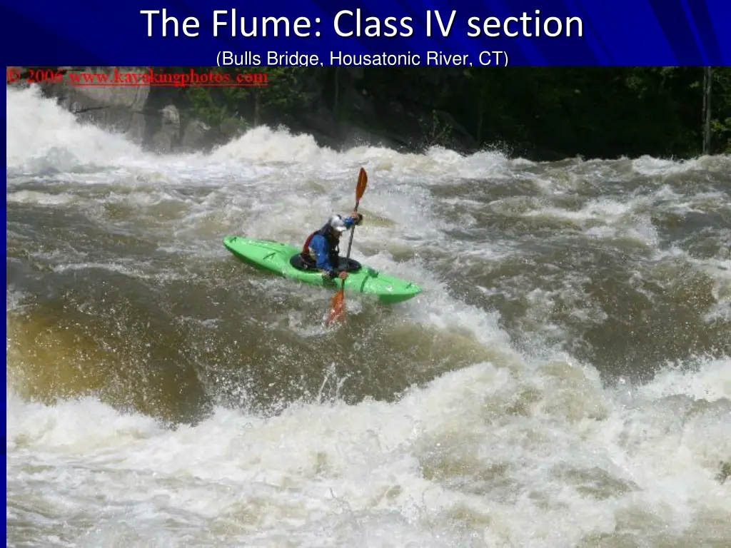 the flume class iv section bulls bridge