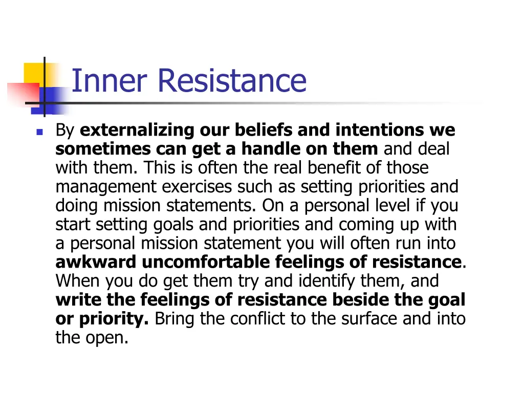 inner resistance