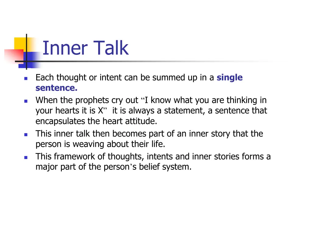 inner talk