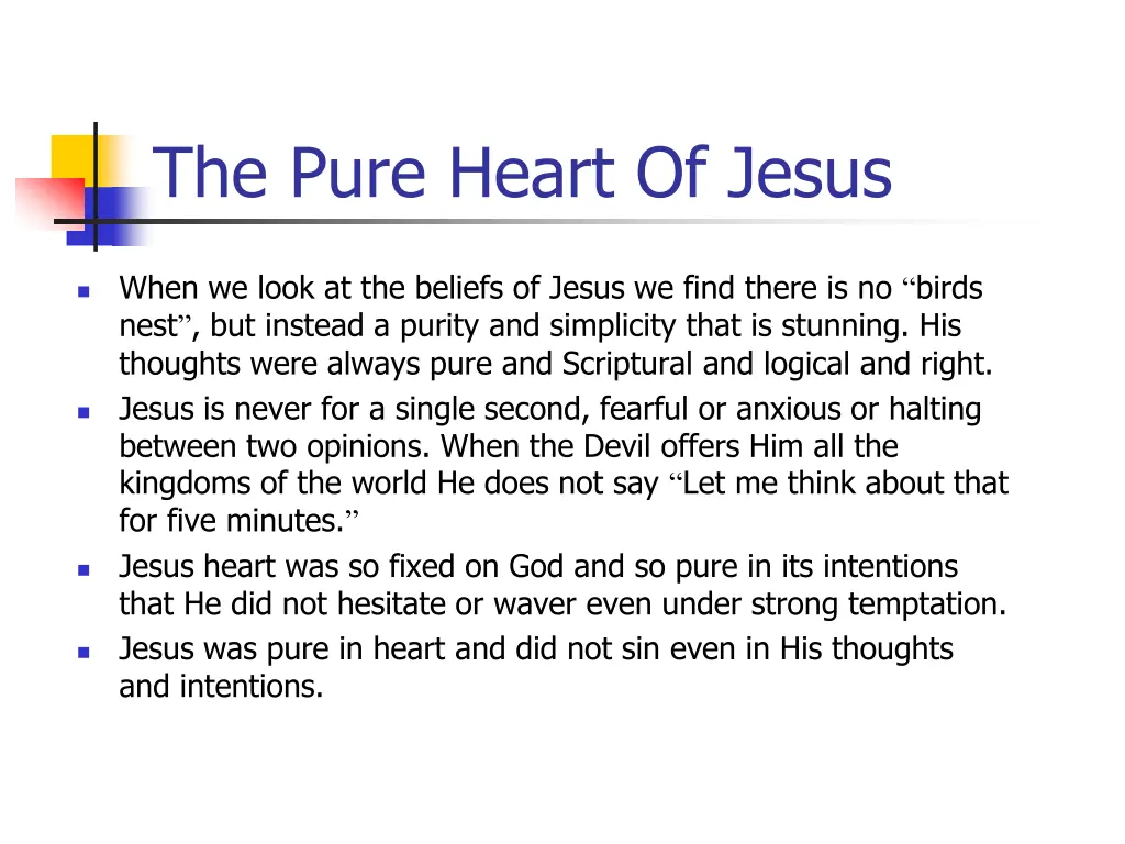 the pure heart of jesus