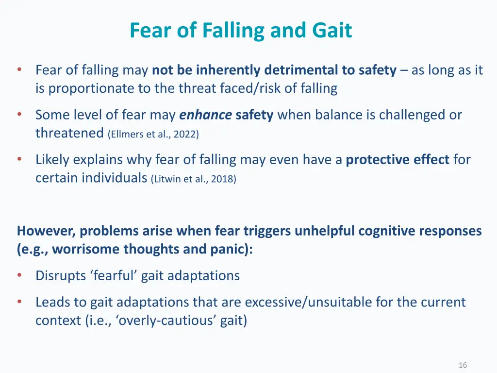 fear of falling and gait 3