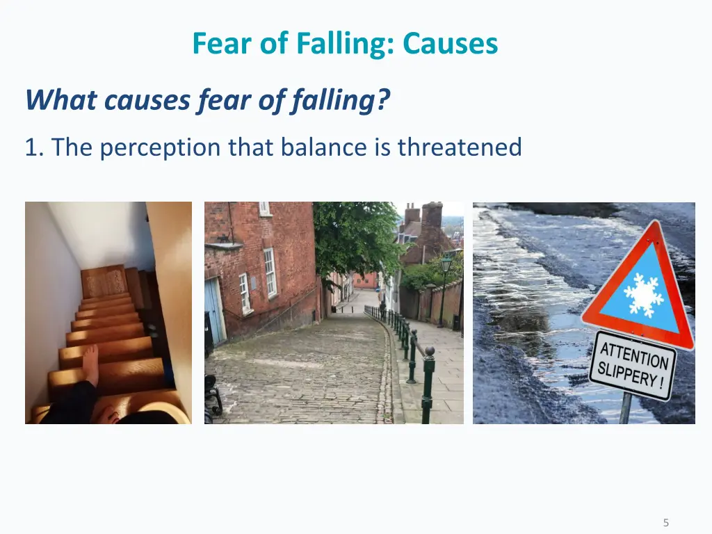 fear of falling causes