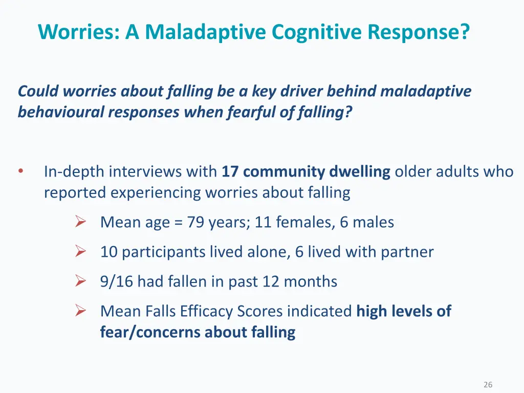 worries a maladaptive cognitive response 1