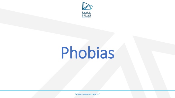 phobias phobias