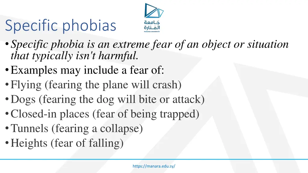 specific phobias specific phobia is an extreme