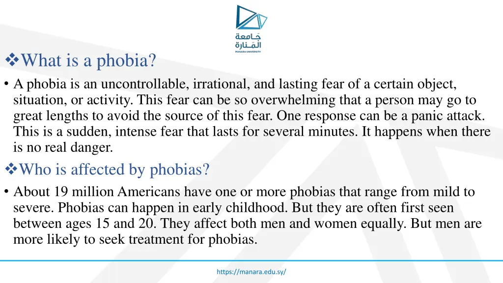 what is a phobia a phobia is an uncontrollable