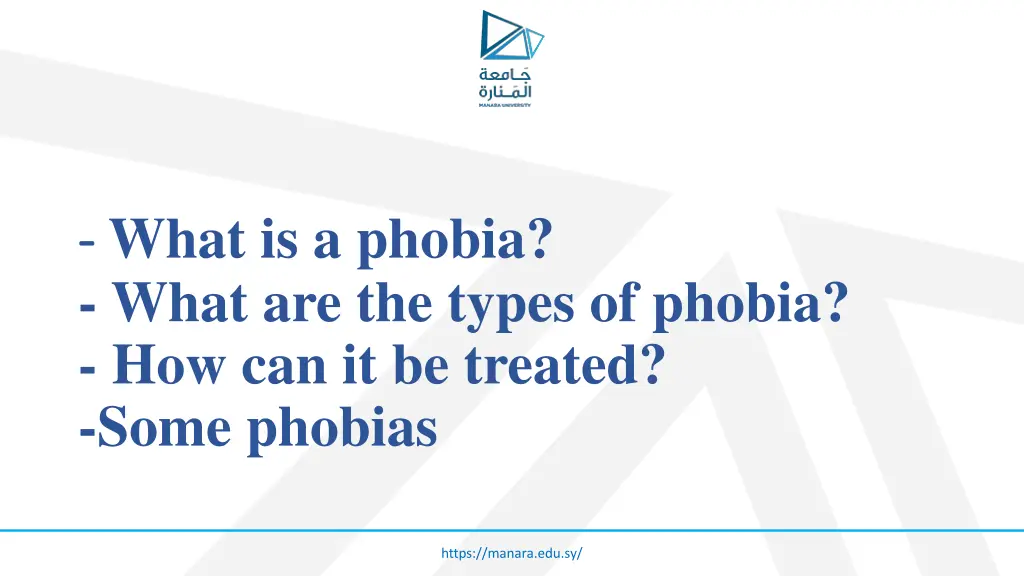 what is a phobia what are the types of phobia