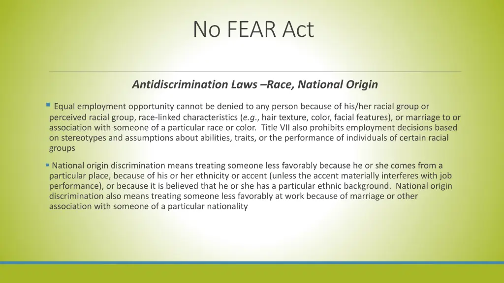 no fear act 5