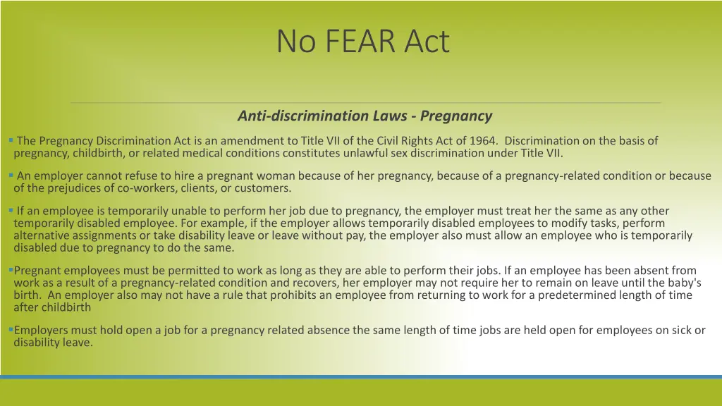 no fear act 6