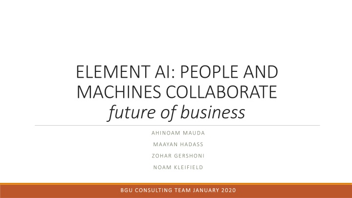 element ai people and machines collaborate future