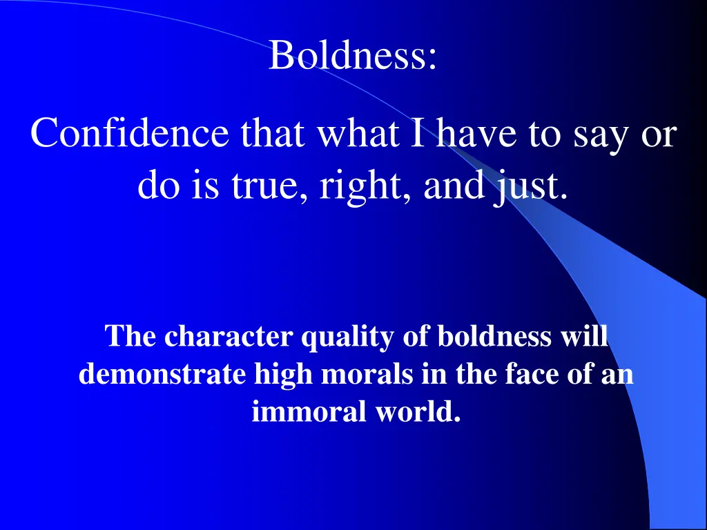 boldness 1