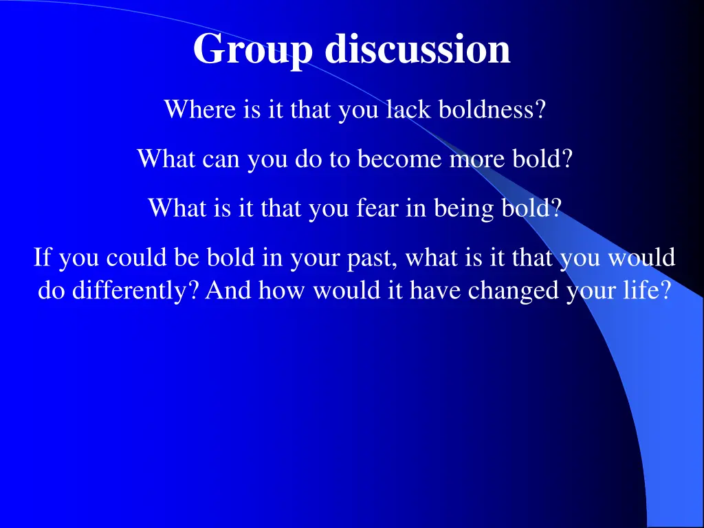 group discussion