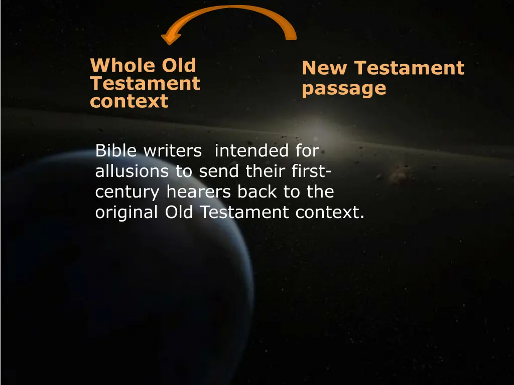 whole old testament context