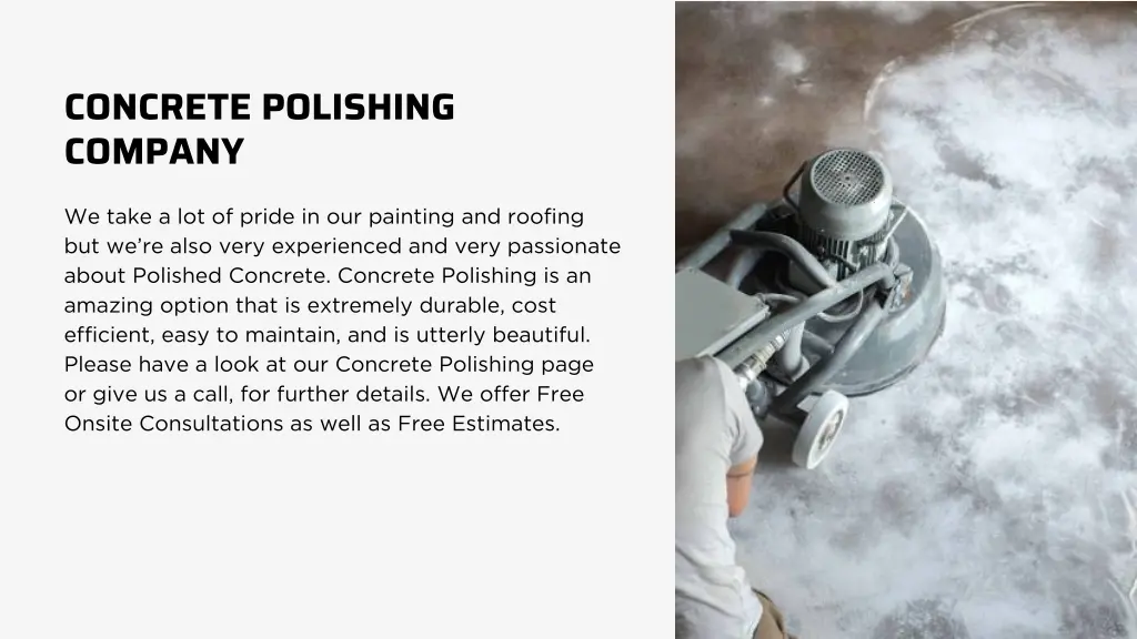 concrete polishing company