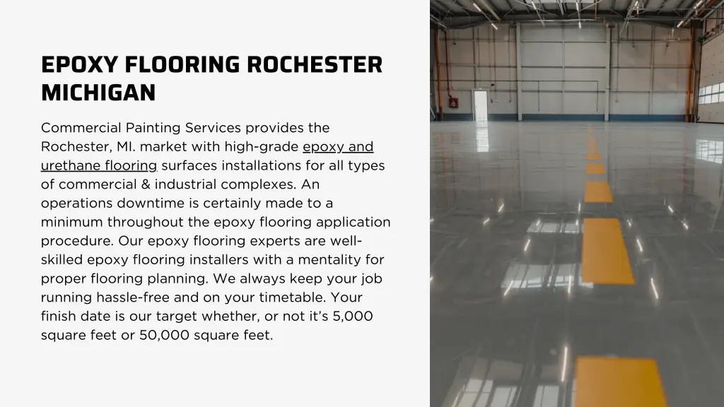 epoxy flooring rochester michigan