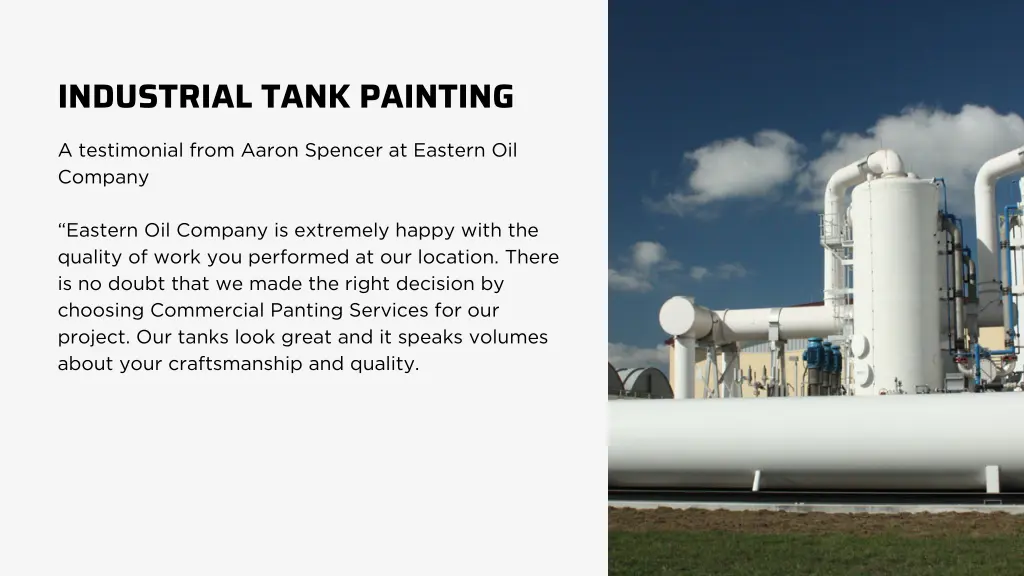 industrial tank painting