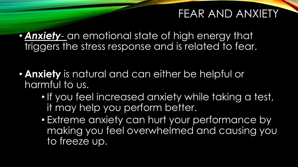 fear and anxiety 1