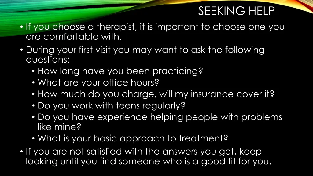 seeking help 1
