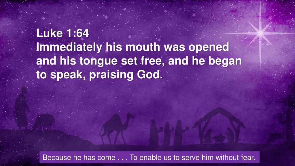 luke 1 64 immediately his mouth was opened