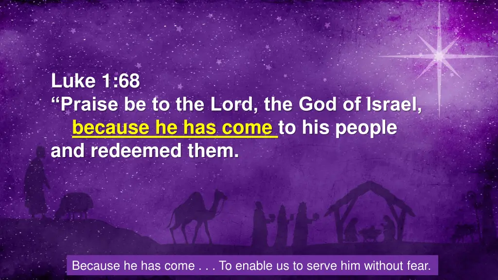 luke 1 68 praise be to the lord the god of israel 1